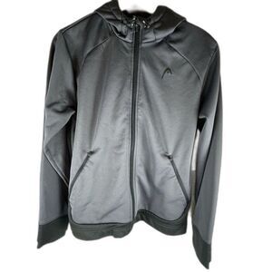 HEAD Men's Full Zip Hooded Athletic Golf Tennis Lightweight Jacket